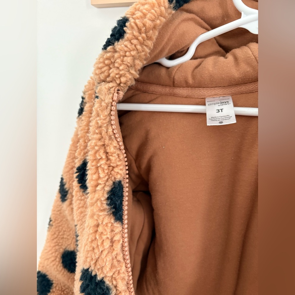 EUC Carter’s Simple Joys Thick Teddy Coat - Picture 6 of 7